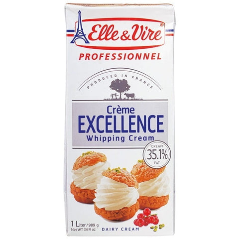 Excellence Whip Cream 35.1% FAT (1 ltr)