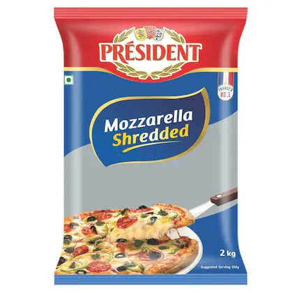 Plain Mozzarella - Shredded (2 kgs)
